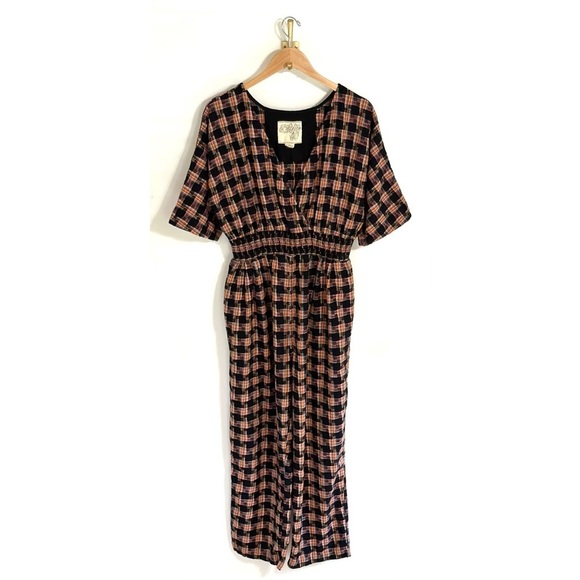 Ace & Jig Smocked Bianca Jumpsuit in Nova - Picture 2 of 6